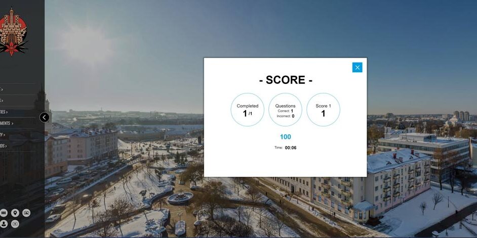 Interactive learning scorecard